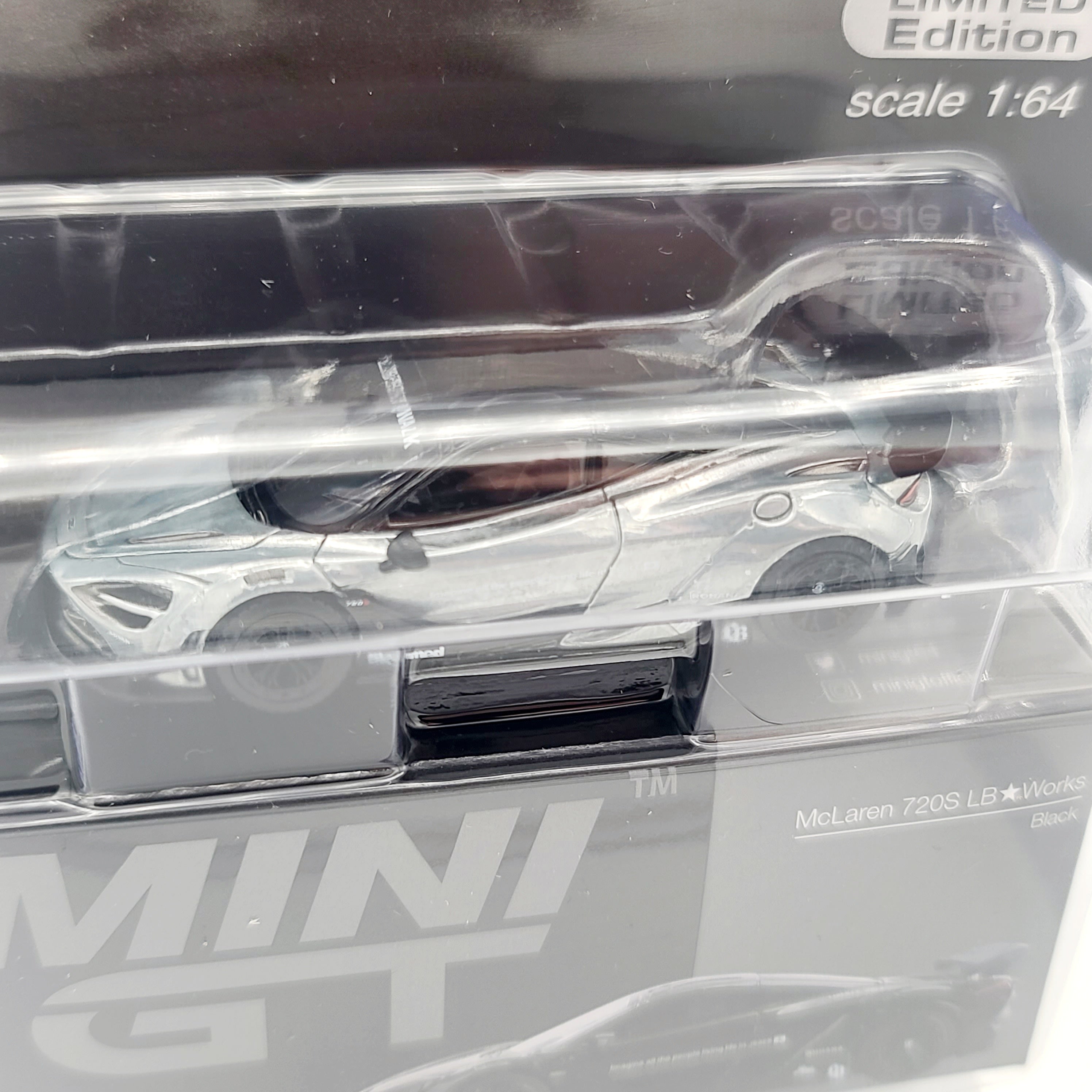 Mini GT - CHASE - McLaren 720S LB-Works - 1:64, black (2025 MiJo Exclusives - Limited Edition)